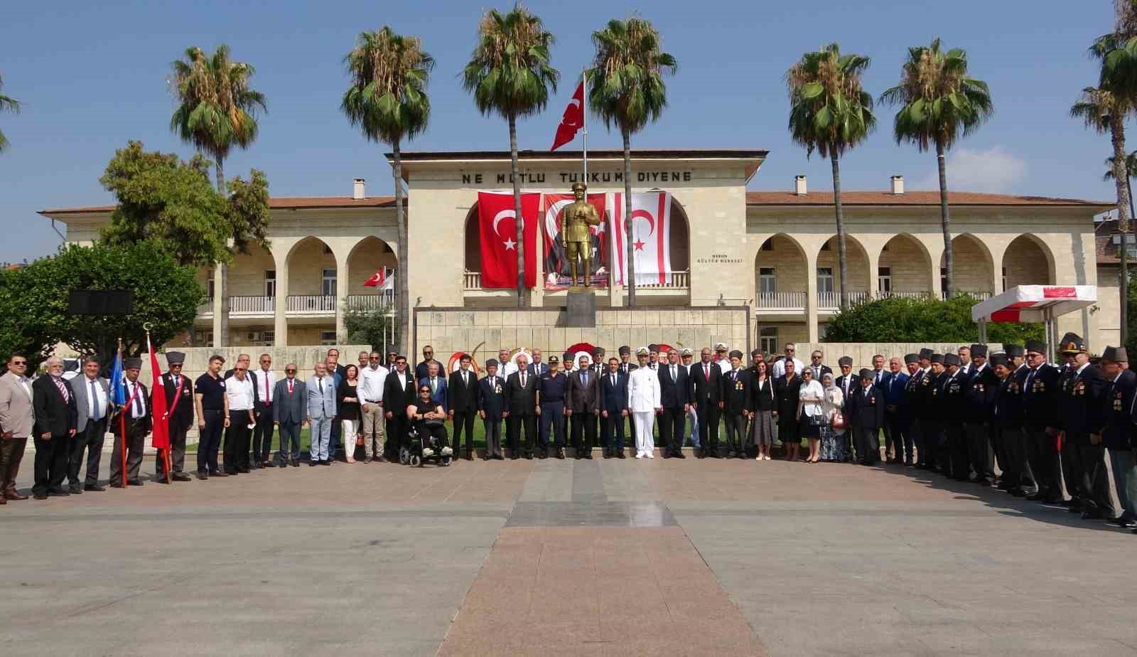 Mersin’de Kıbrıs Barış Harekatının 52. yıl dönümü törenle kutlandı