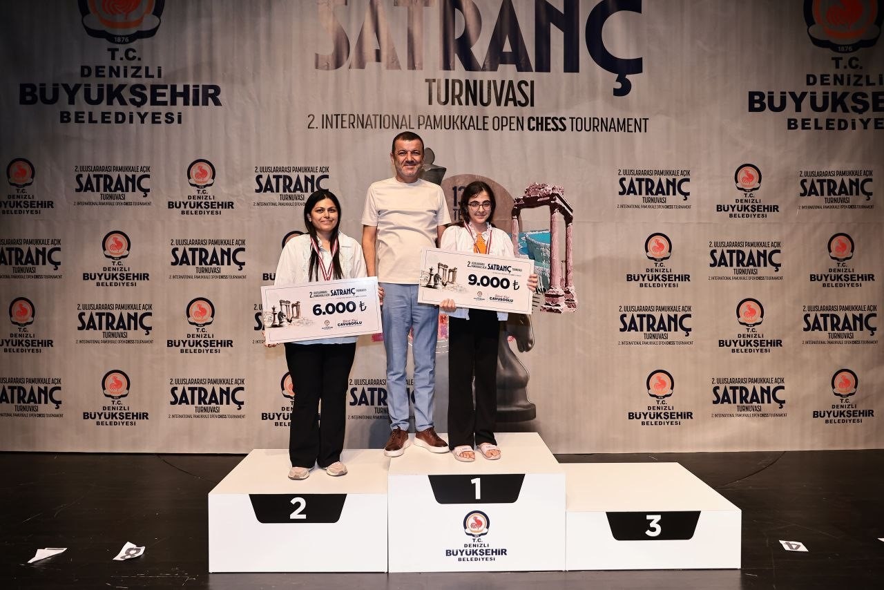 2. Uluslararası Pamukkale Açık Satranç Turnuvası şampiyonlarını buldu