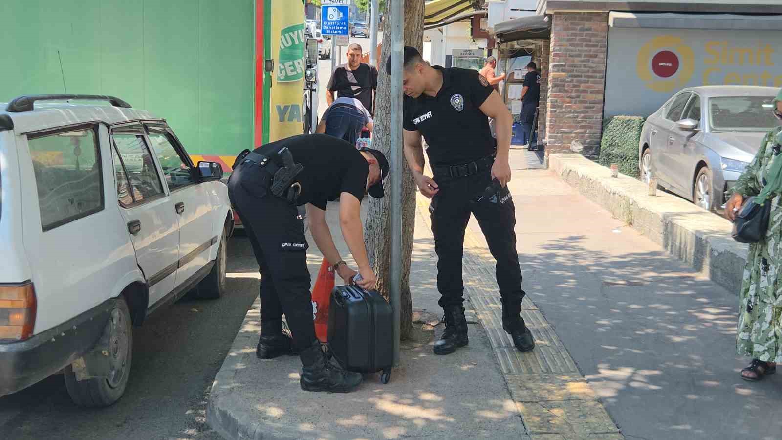 Samsun’da şüpheli valiz paniği
