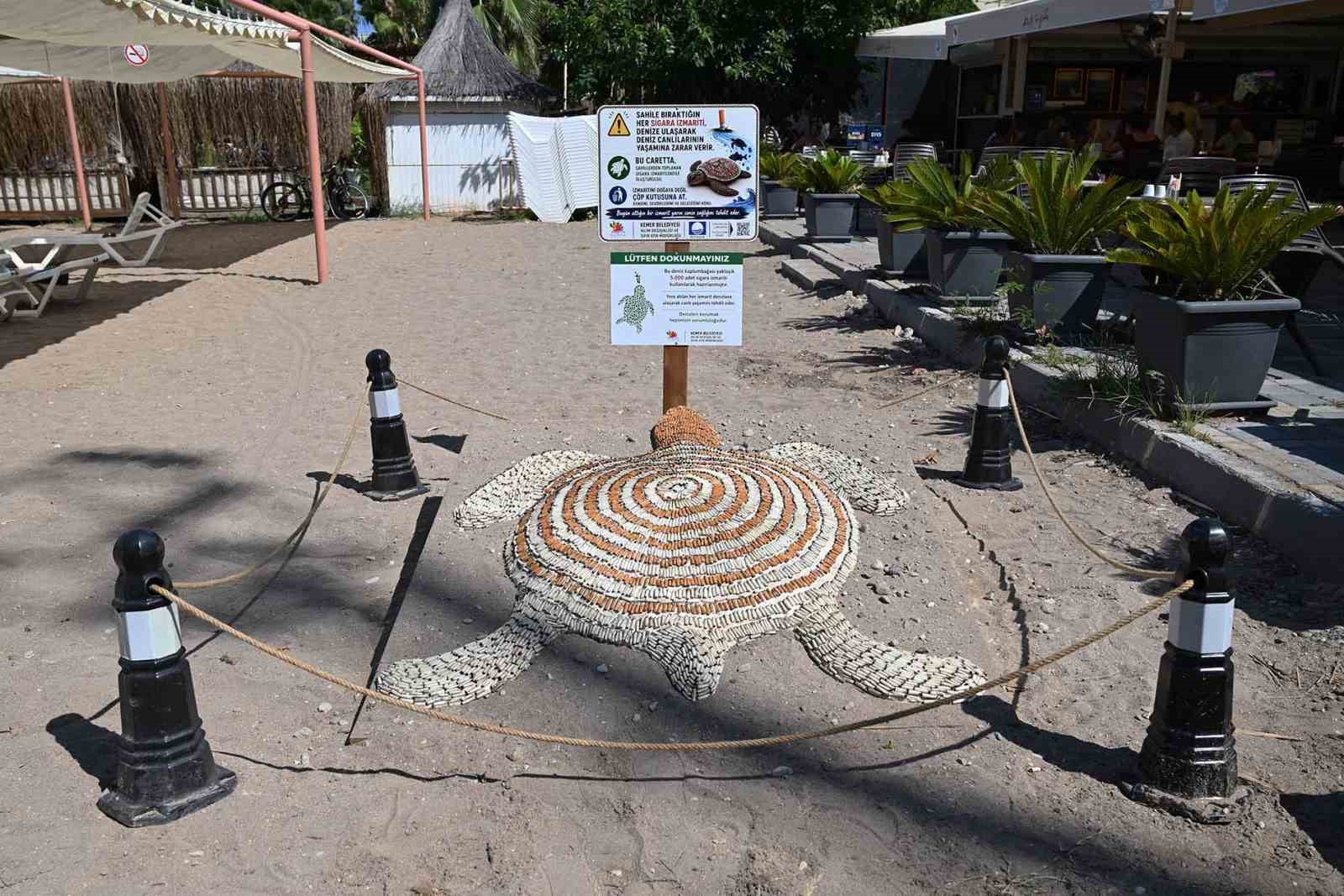 Kemer’de "Dumansız Plaj" uygulaması başladı