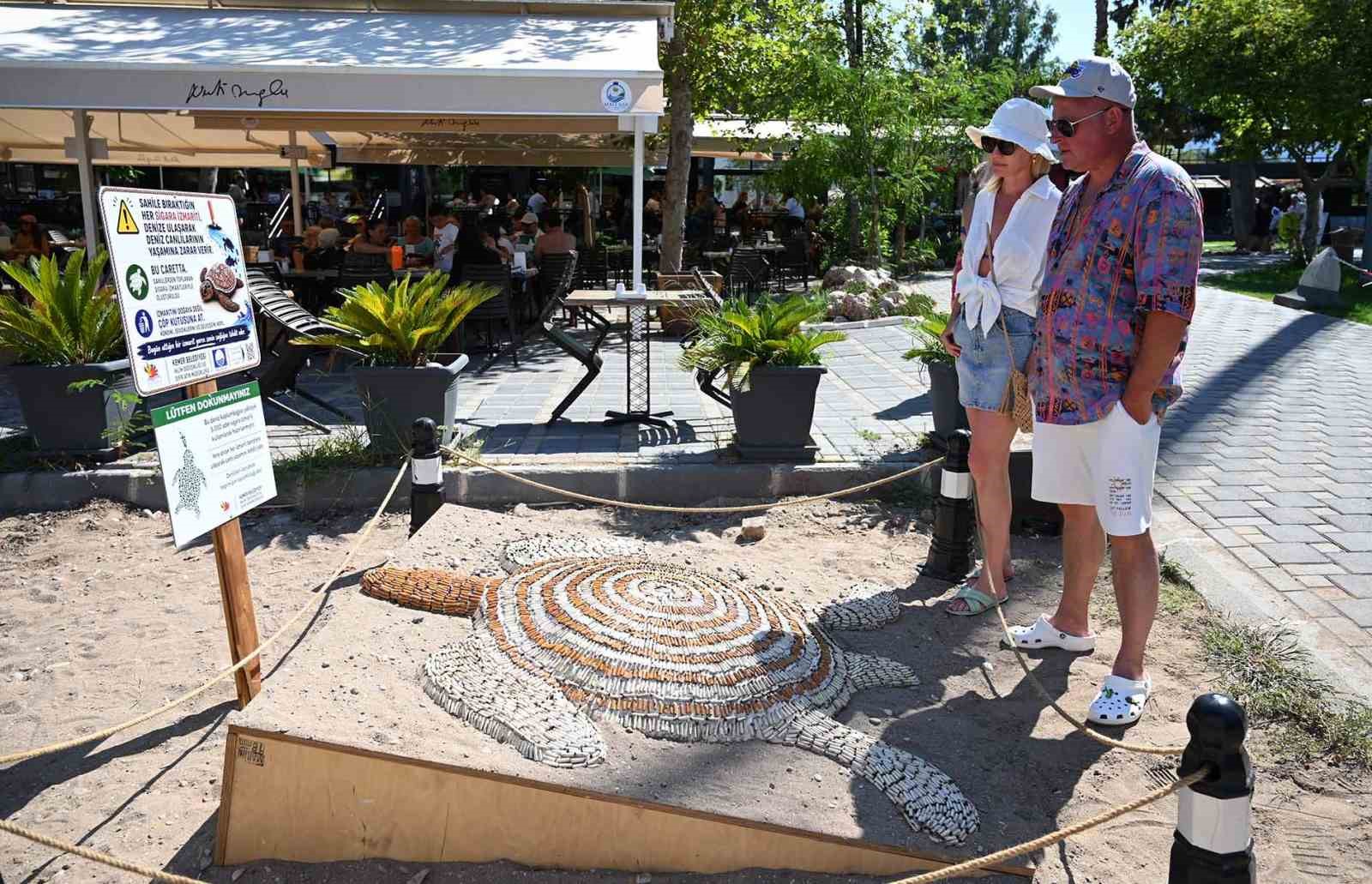 Kemer’de "Dumansız Plaj" uygulaması başladı