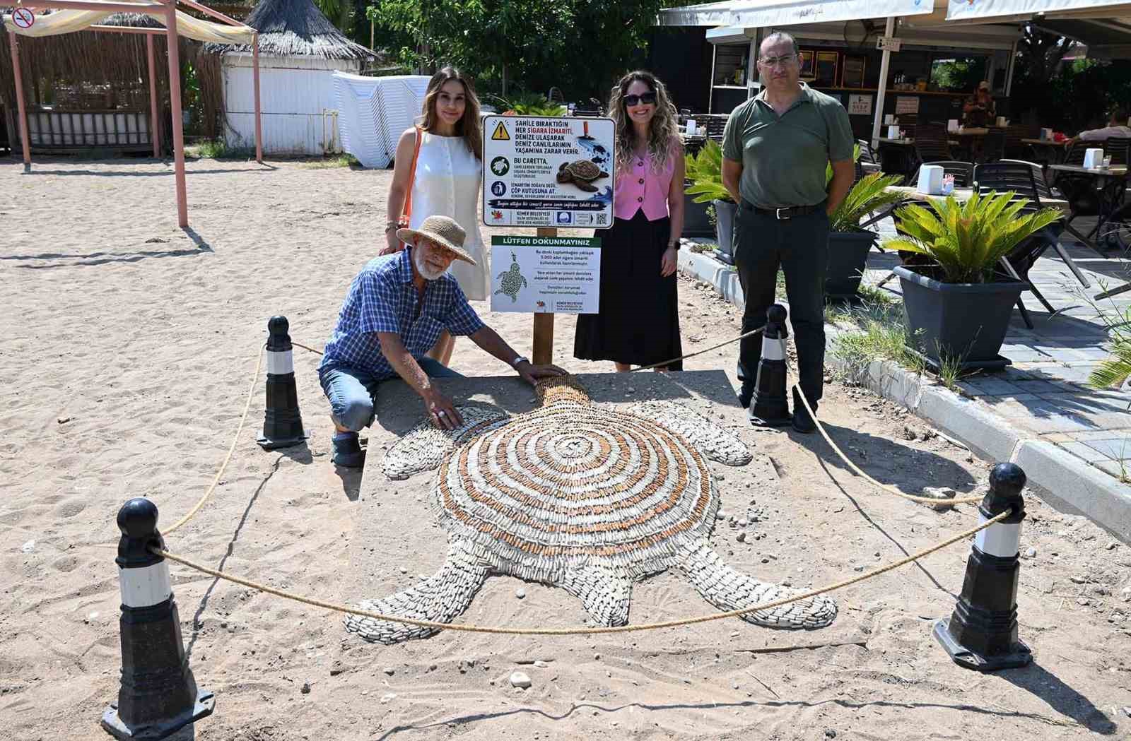 Kemer’de "Dumansız Plaj" uygulaması başladı