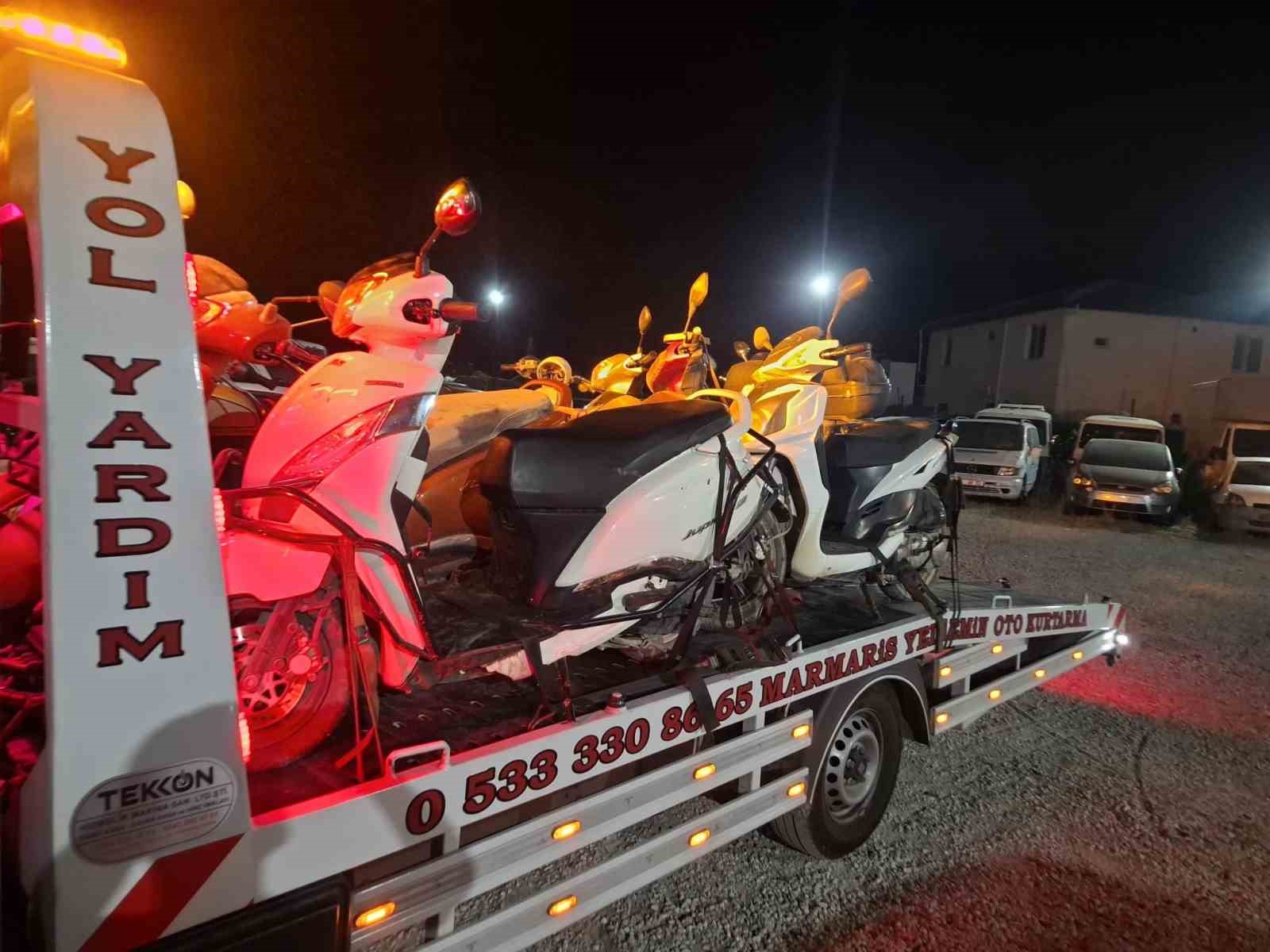 Datça’da motosiklet denetimi: "19 araç trafikten men edildi"