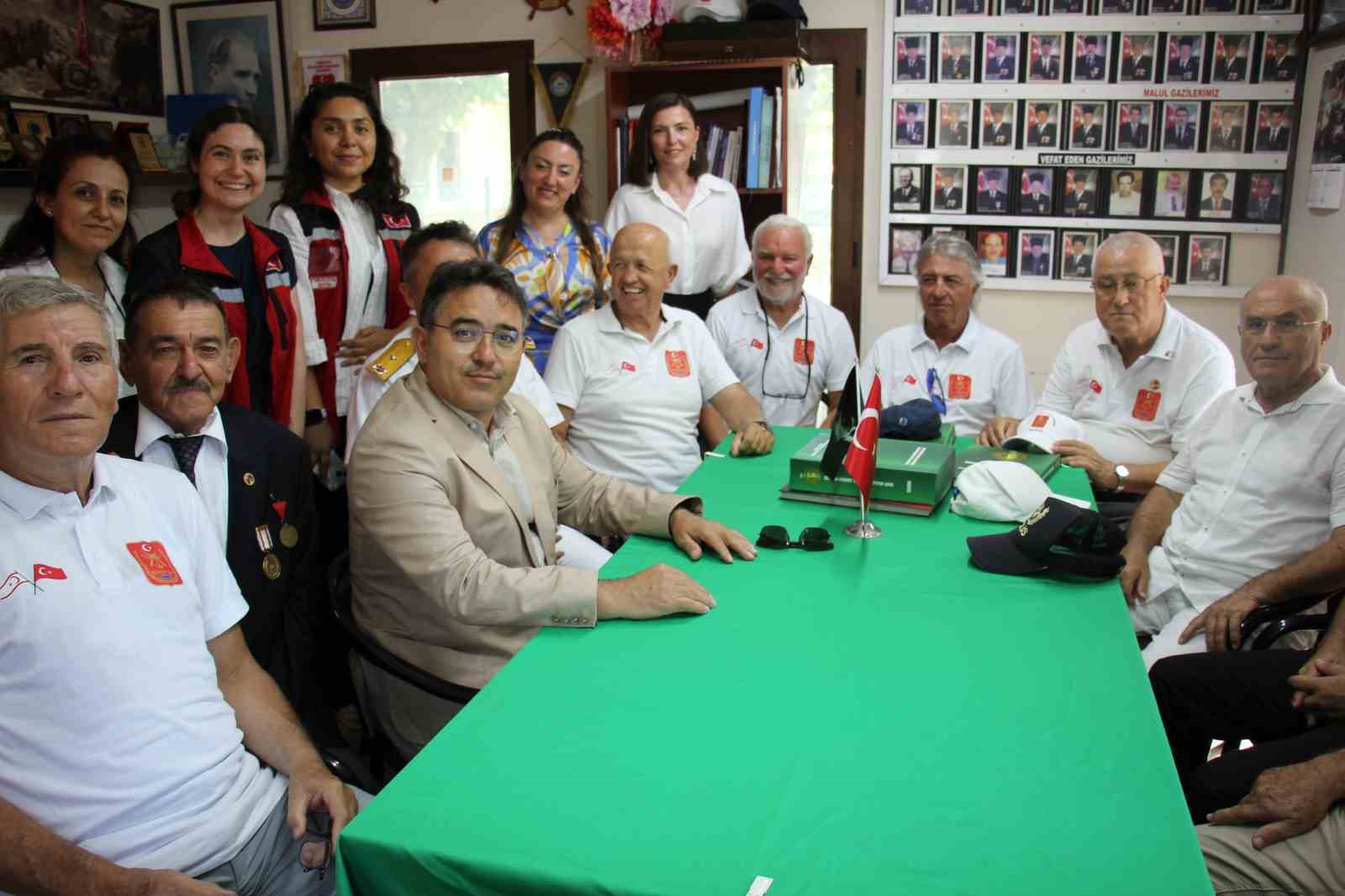 Marmaris’te Kıbrıs Gazileri: "Yine çağrılsa vatan için göreve hazırız"