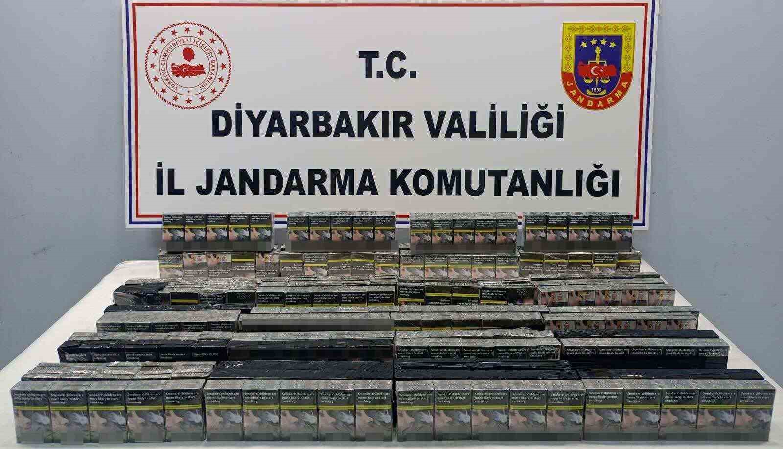 Diyarbakır’da çok sayıda gümrük kaçağı ürün ele geçirildi