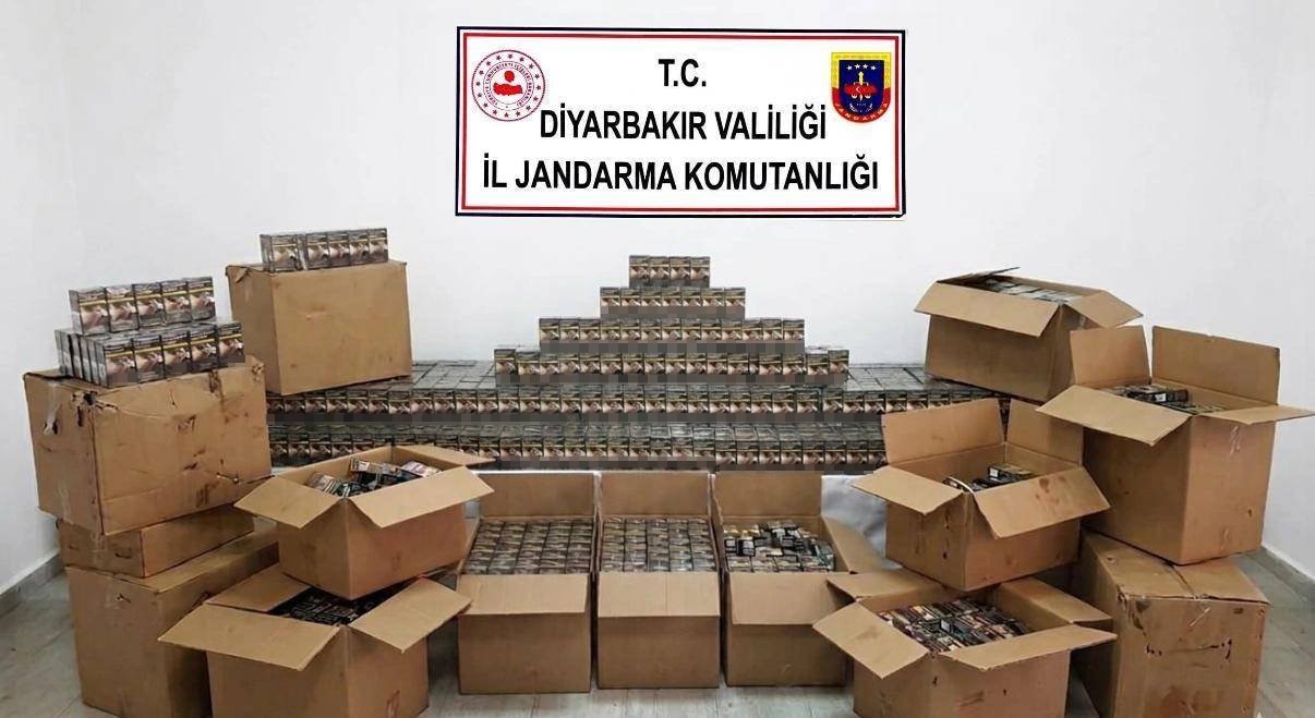 Diyarbakır’da çok sayıda gümrük kaçağı ürün ele geçirildi