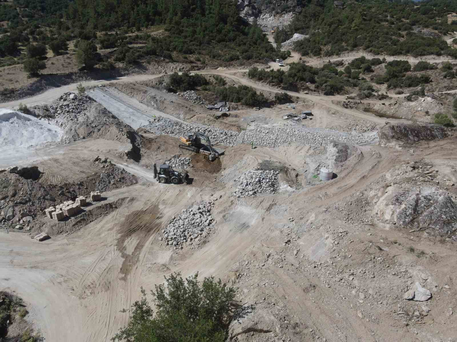 Umcular Göleti projesinde çalışmalar hız kesmiyor