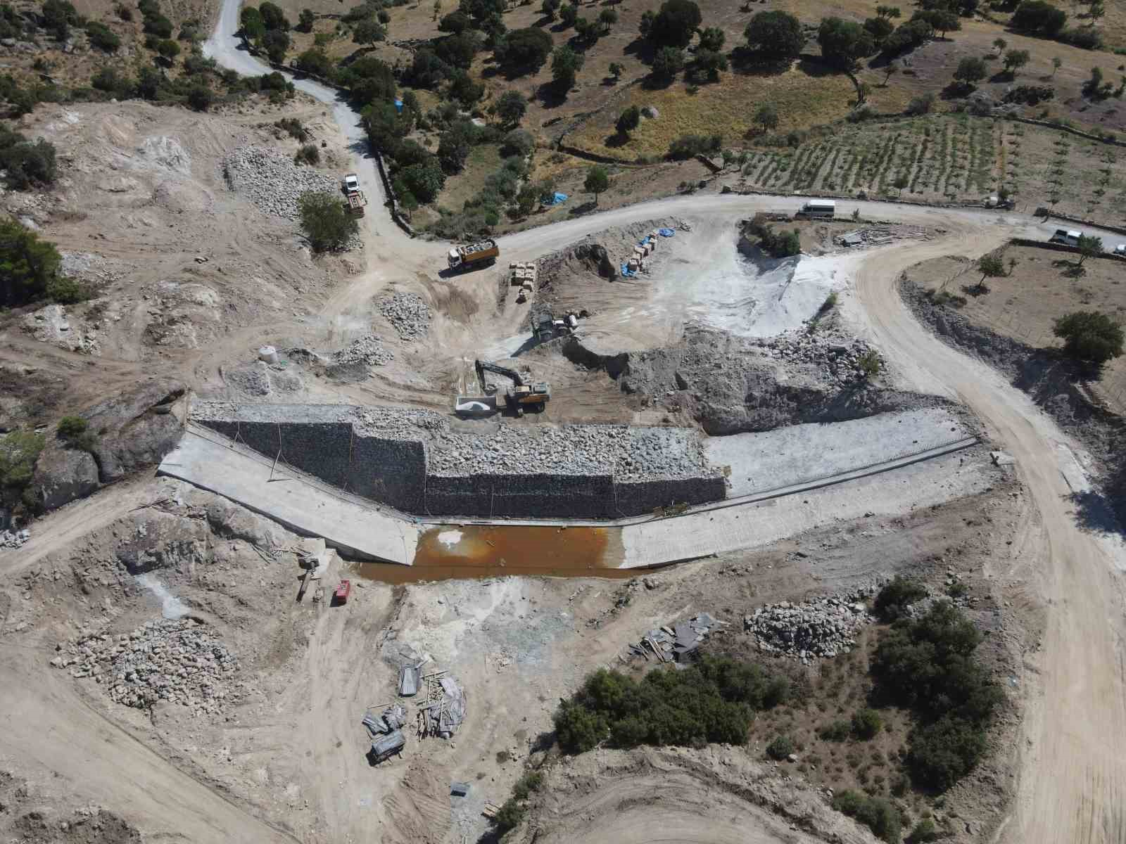 Umcular Göleti projesinde çalışmalar hız kesmiyor