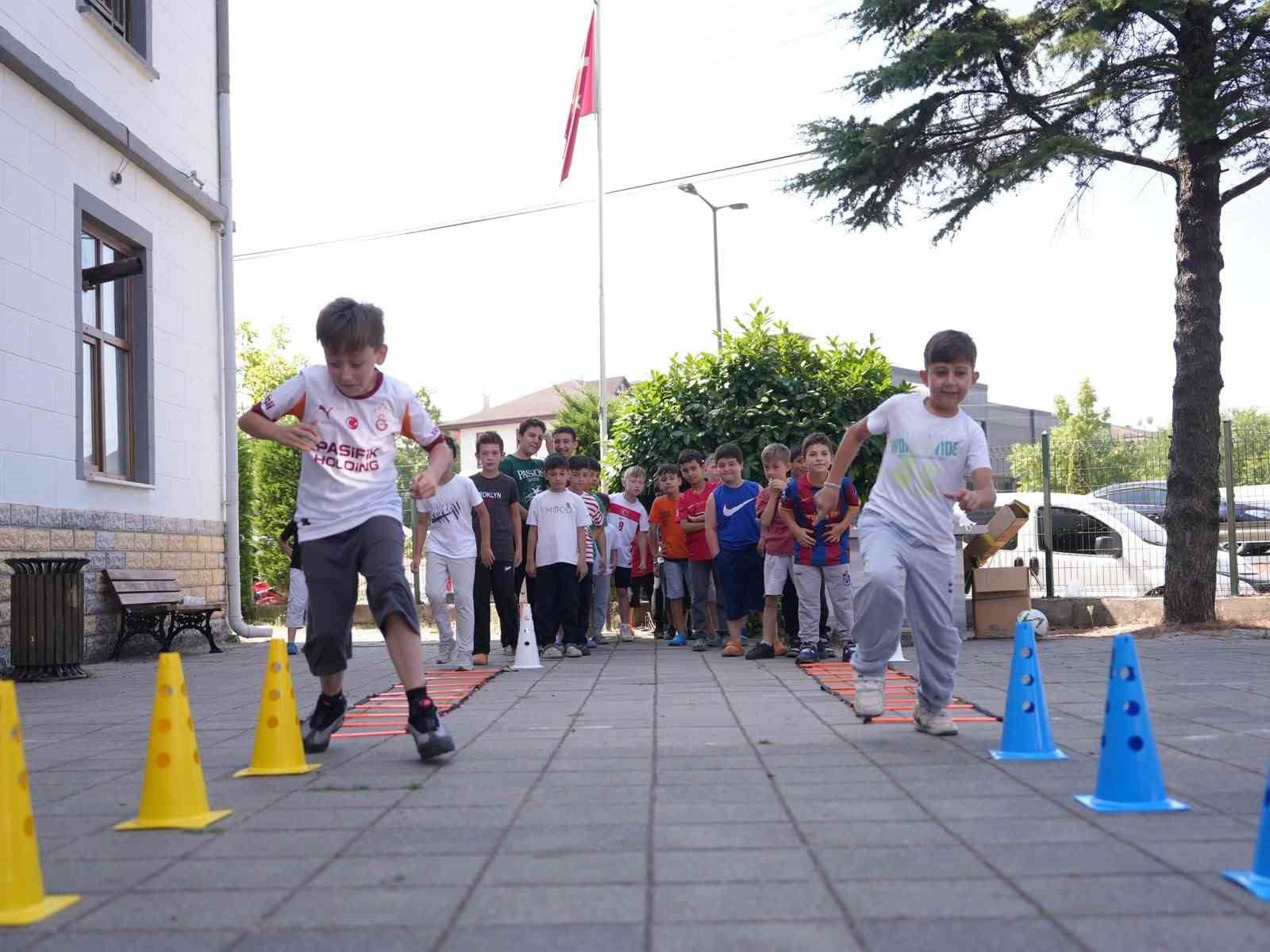 Kur’an kursu öğrencileri sporla buluştu
