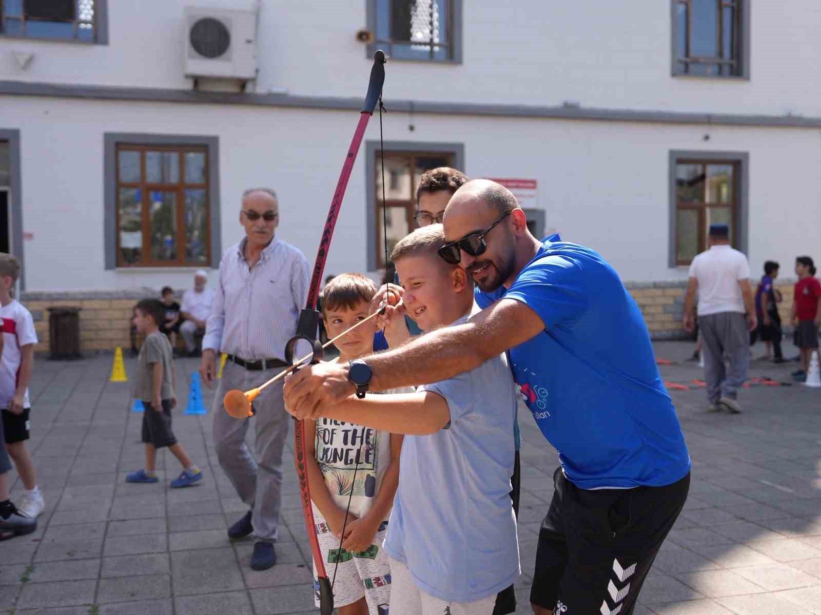Kur’an kursu öğrencileri sporla buluştu