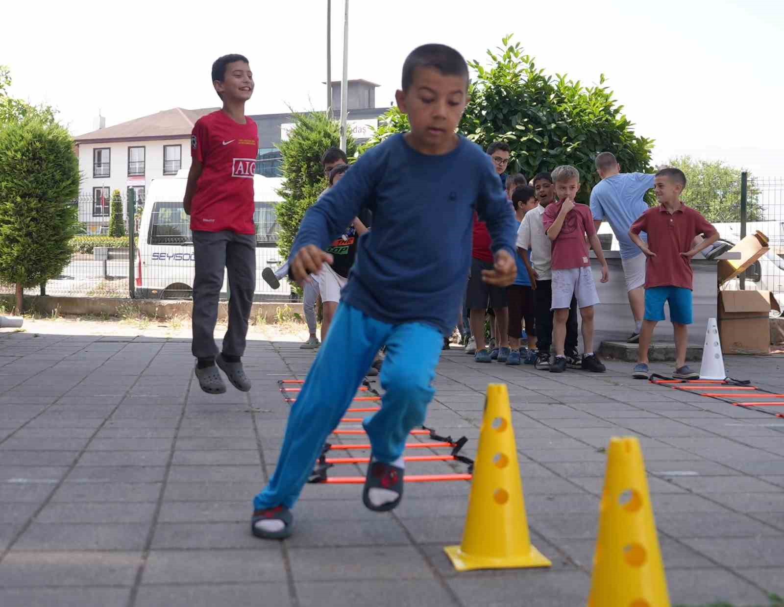 Kur’an kursu öğrencileri sporla buluştu