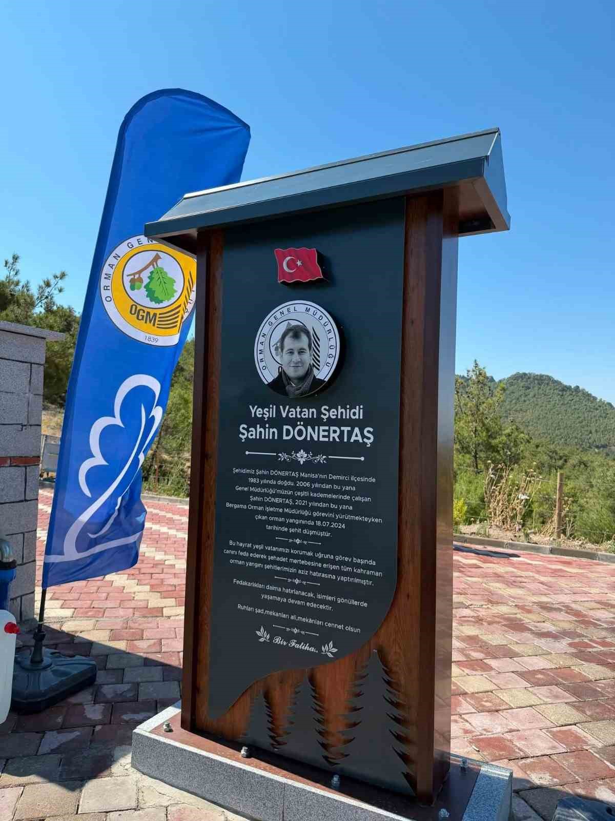Yeşil vatan şehidinin adı Yuntdağı’nda ölümsüzleştirildi