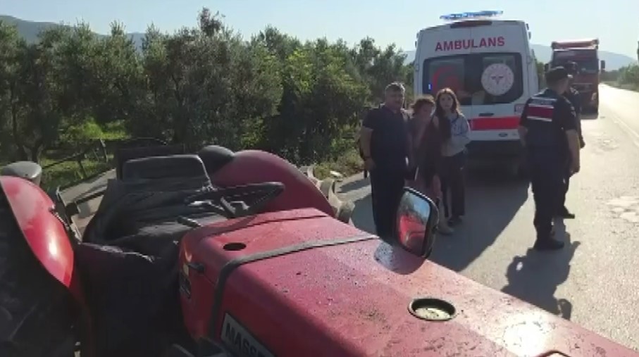 Bursa’da traktör kazası: 2 yaralı