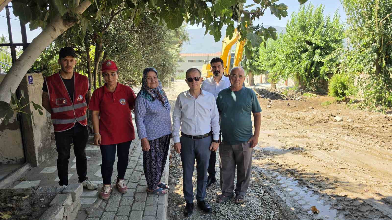 Kuyucak’ta üstyapı çalışmaları sürüyor