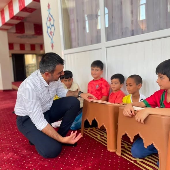 Dicle Kaymakamı Atış, Kur’an kursu öğrencileriyle bir araya geldi