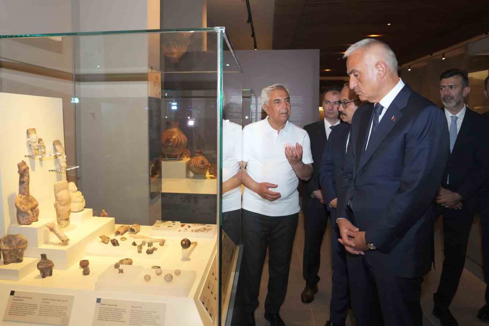 Bakan Ersoy: "Anadolu Medeniyetleri Müzesi’nde başlattığımız teşhir yenileme çalışmalarıyla müzemizi çağdaş müzecilik anlayışı doğrultusunda yeniden ele aldık"