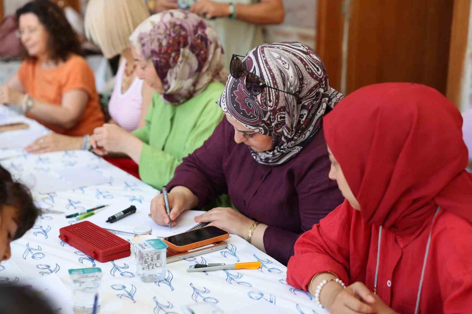 Tarihi Kurşunlu Han’da kaligrafi sanatı yeniden hayat buldu