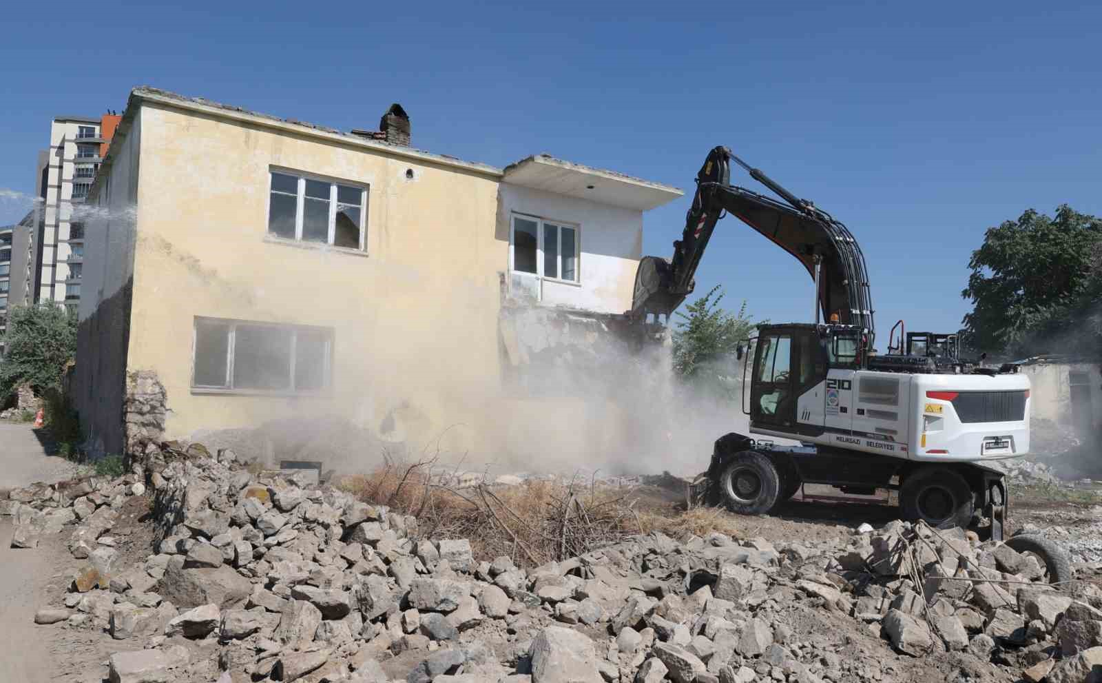 Melikgazi’de kentsel dönüşüm çalışmaları devam ediyor