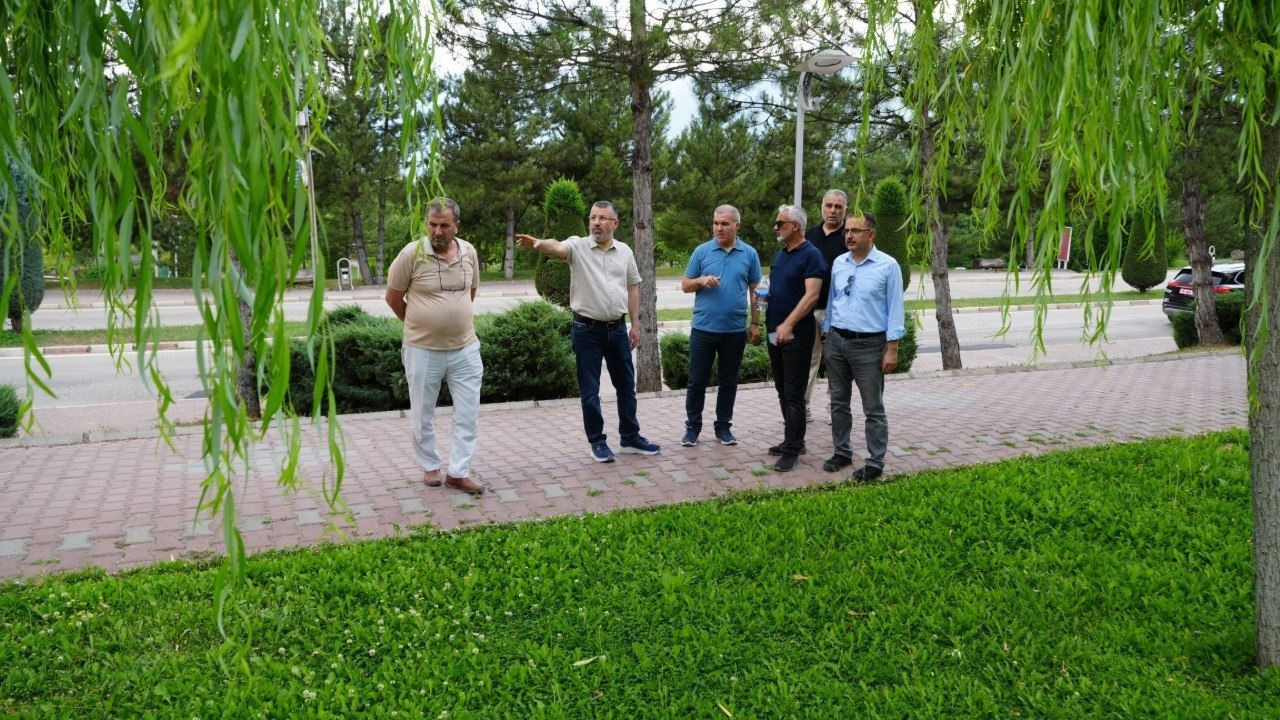 Rektör Kırışık Merkez Kampüste incelemelerde bulundu
