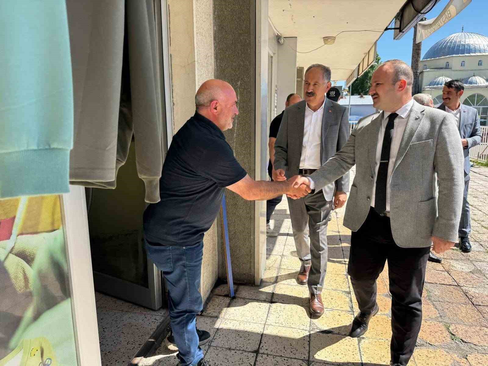 Yeni Kaymakam Güvenç’ten Arpaçay’da esnafla ilk buluşma