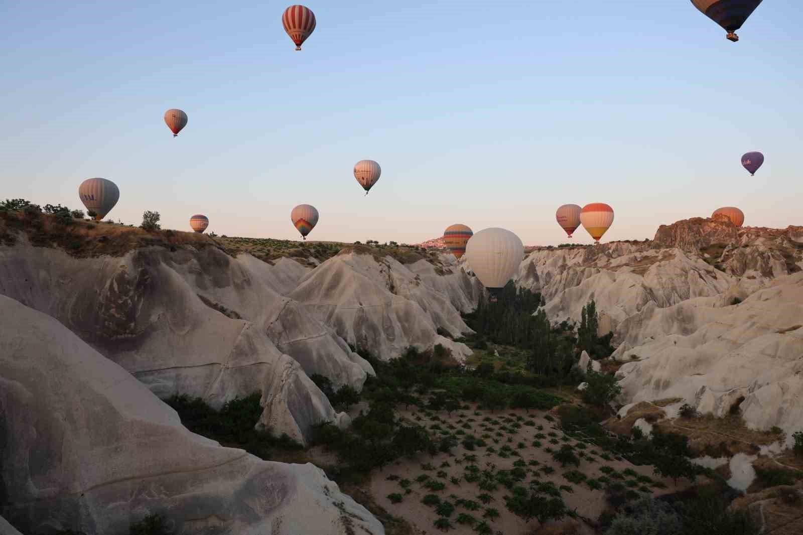 6 ayda 306 bin turist Kapadokya’yı kuş bakışı izledi