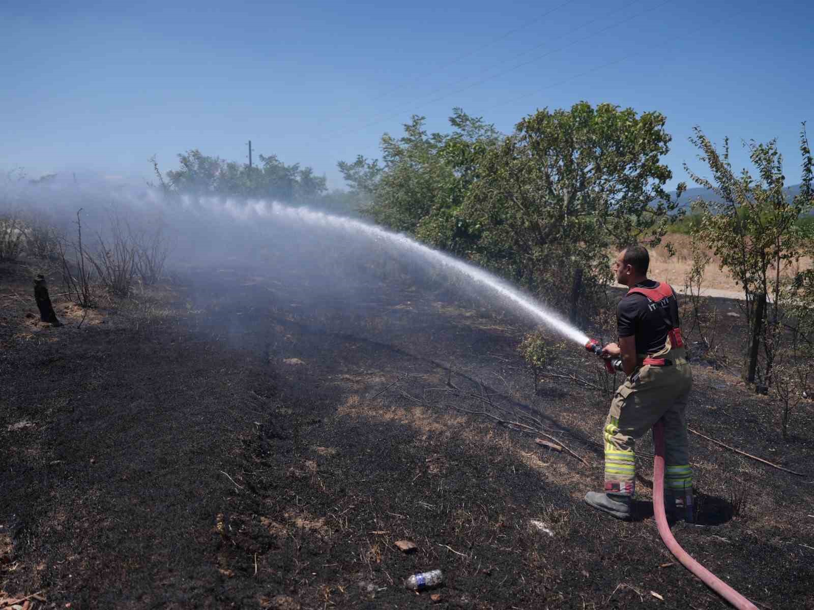 Düzce İtfaiyesi 3 ayda 300 anız yangınına müdahale etti