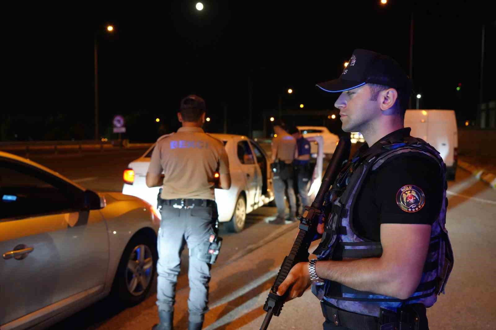 Bolu’da 1 haftada 183 şüpheli yakalandı