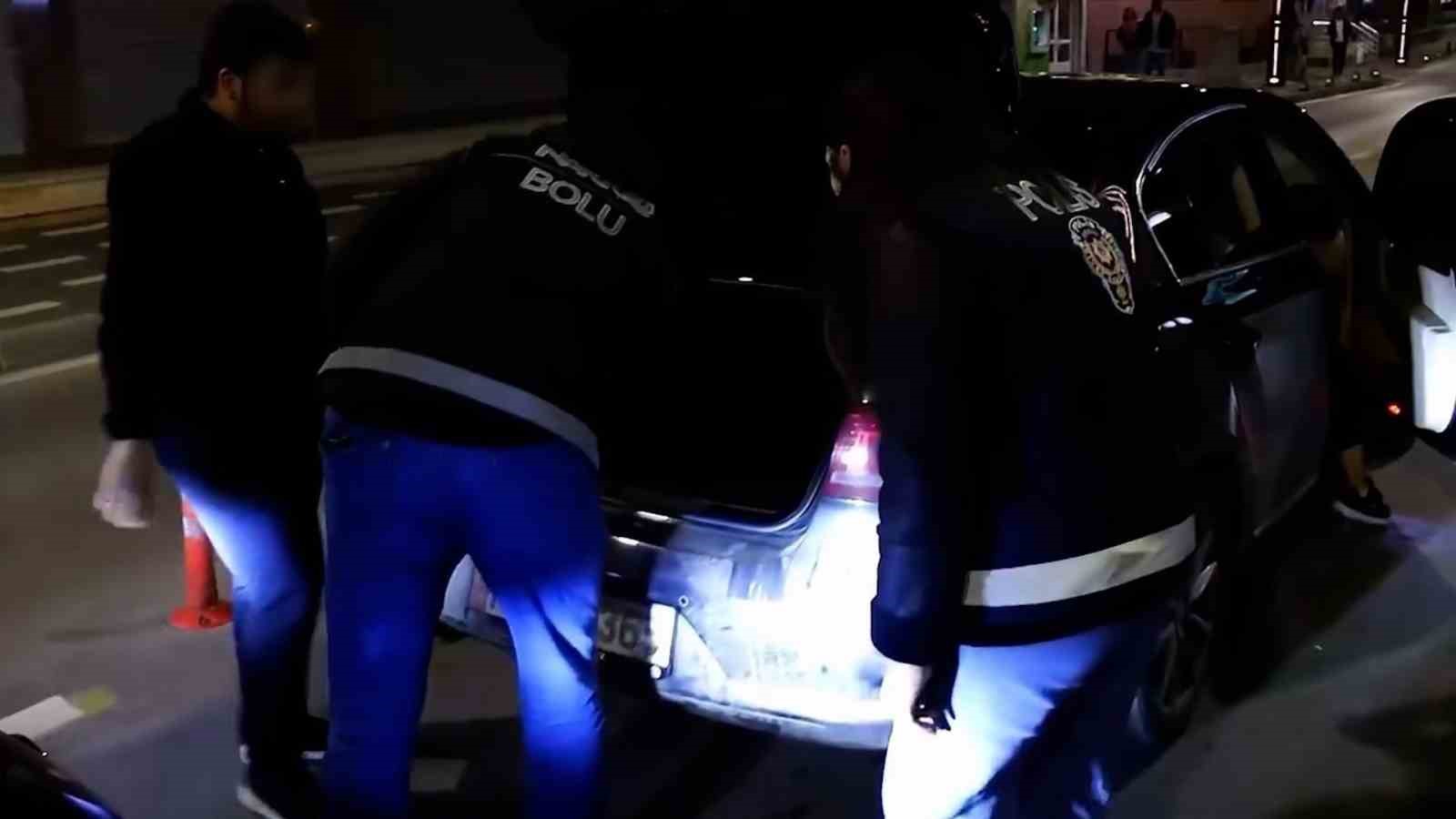 Bolu’da 1 haftada 183 şüpheli yakalandı