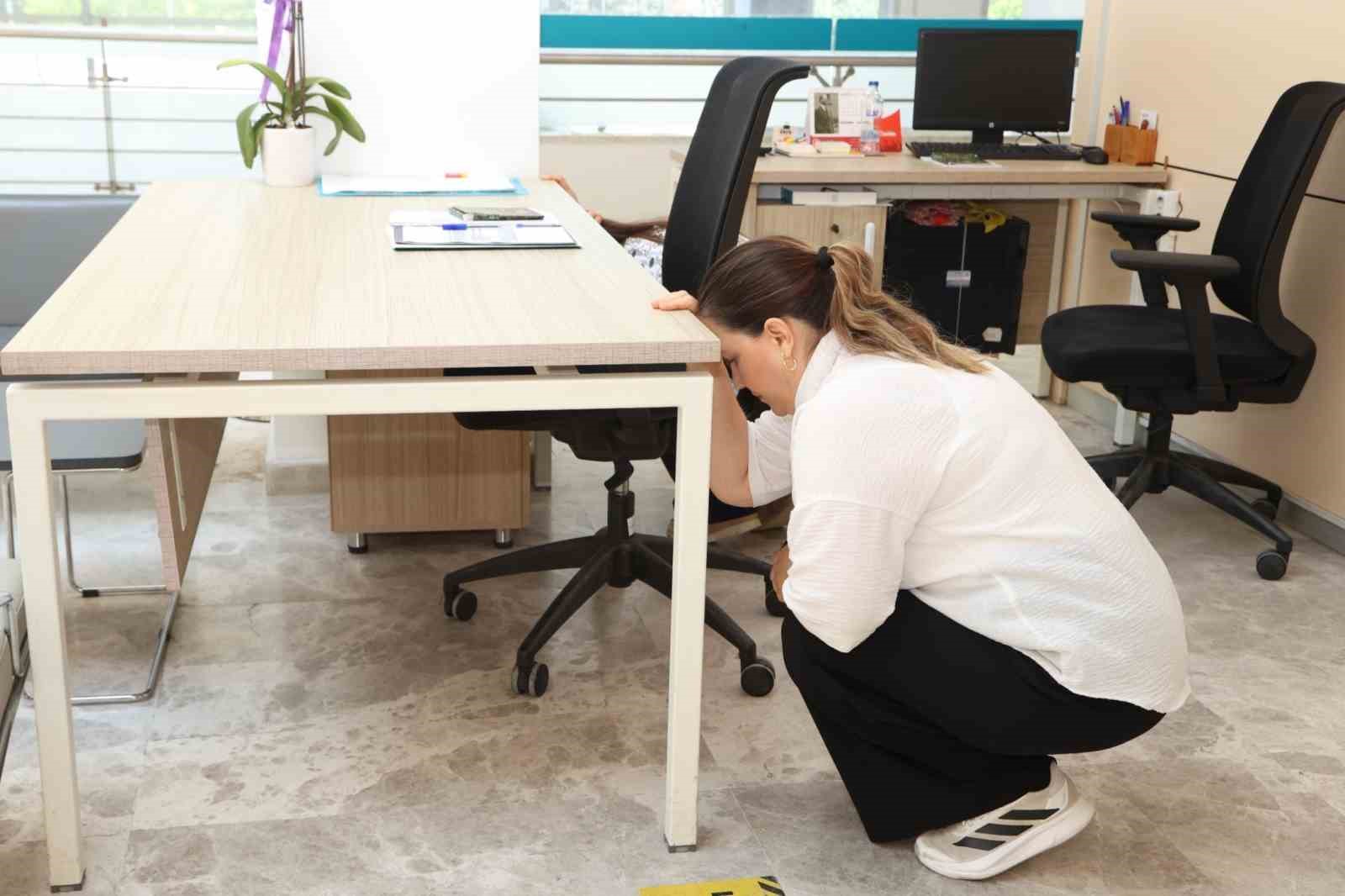 Nilüfer’de deprem ve yangın tatbikatı