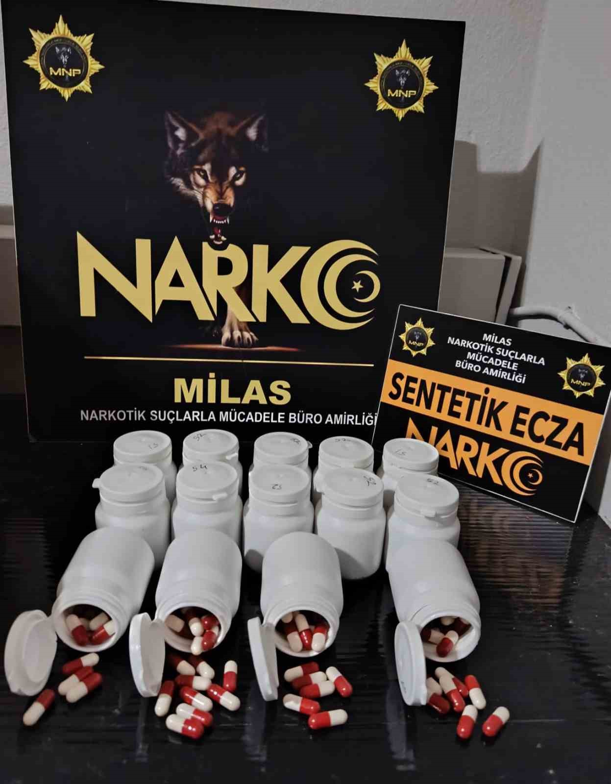 Milas’ta uyuşturucu operasyonu