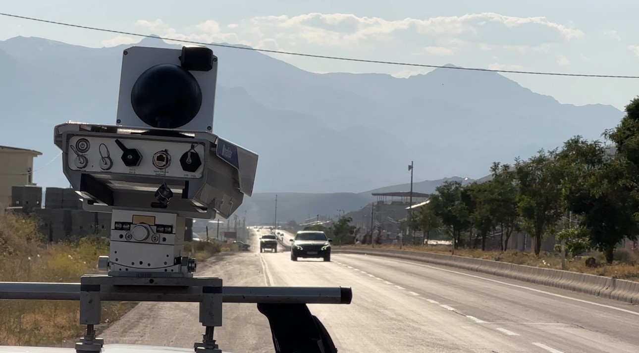 Yüksekova’da trafikte hız denetimi