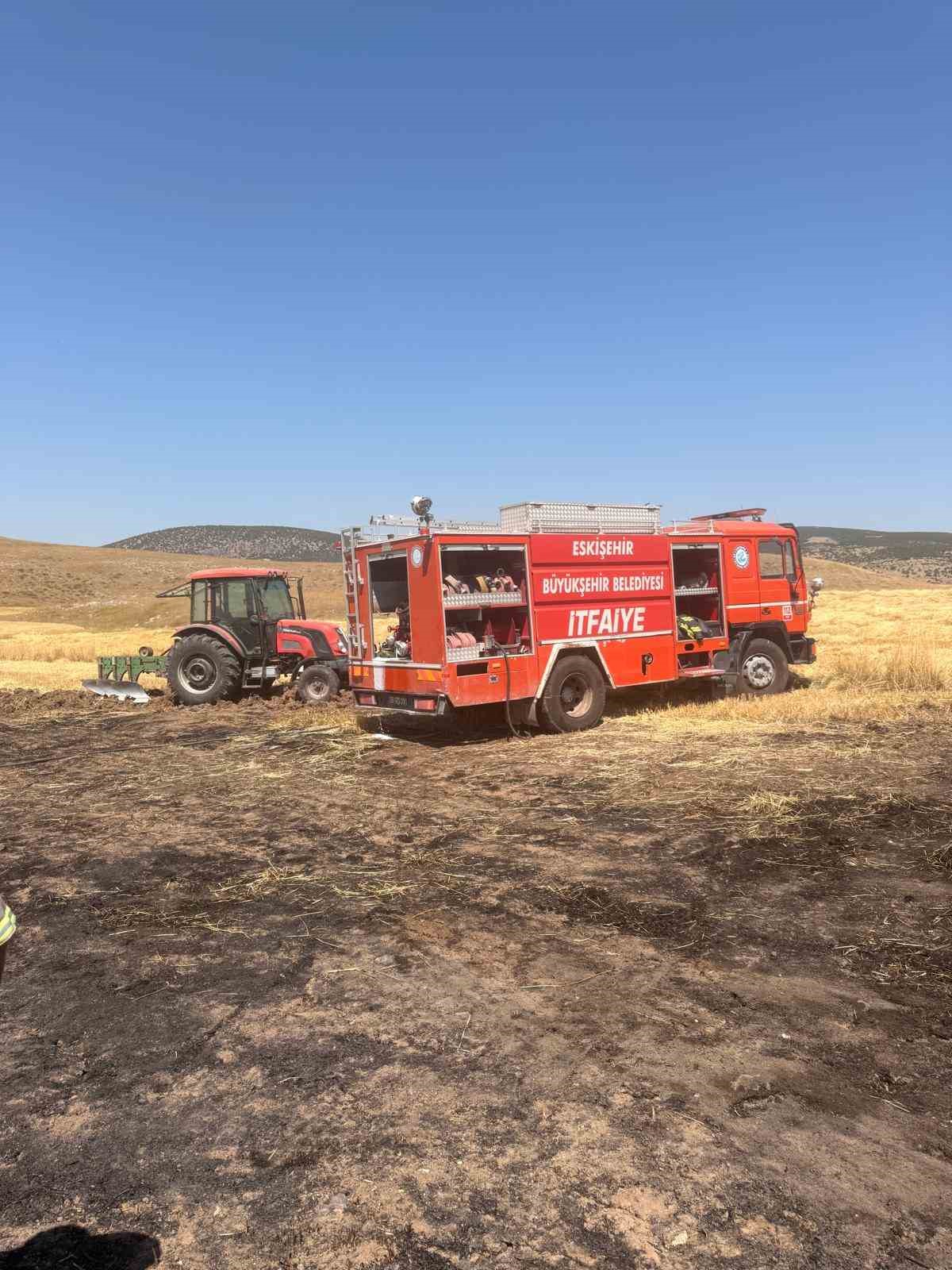 Seyitgazi ilçesinde bir yangın daha