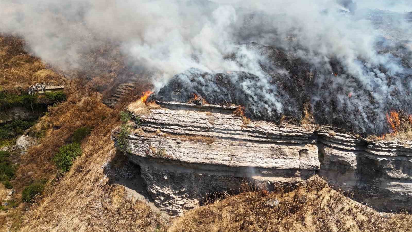 Safranbolu’daki anız yangını kontrol altına alındı
