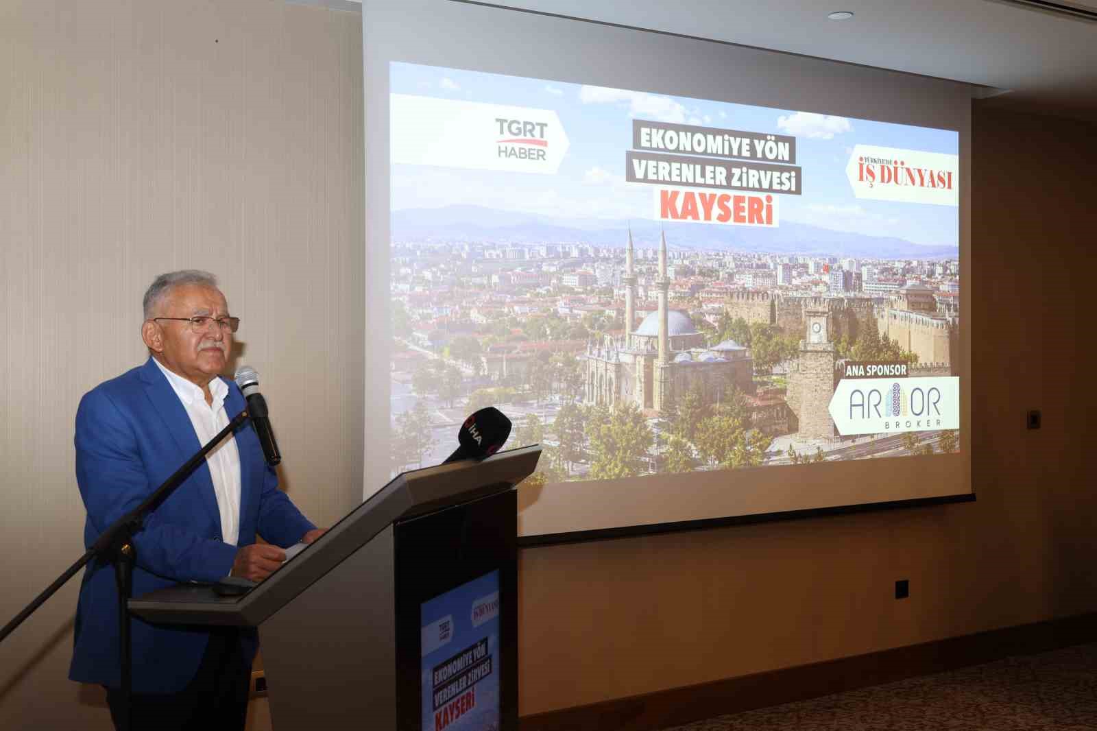 Ekonomiye Yön Verenler Zirvesi Kayseri’de yoğun katılımla gerçekleştirildi