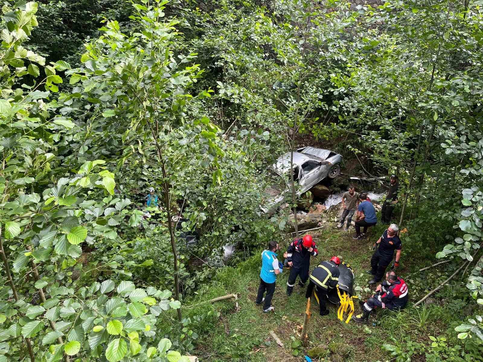 Trabzon’da trafik kazası: 1 ölü, 5 yaralı