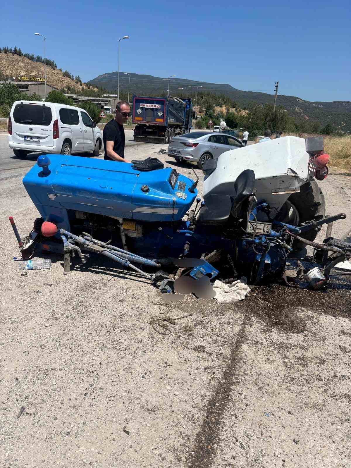 Karabük’te tır ile traktör çarpıştı: 1 ağır yaralı