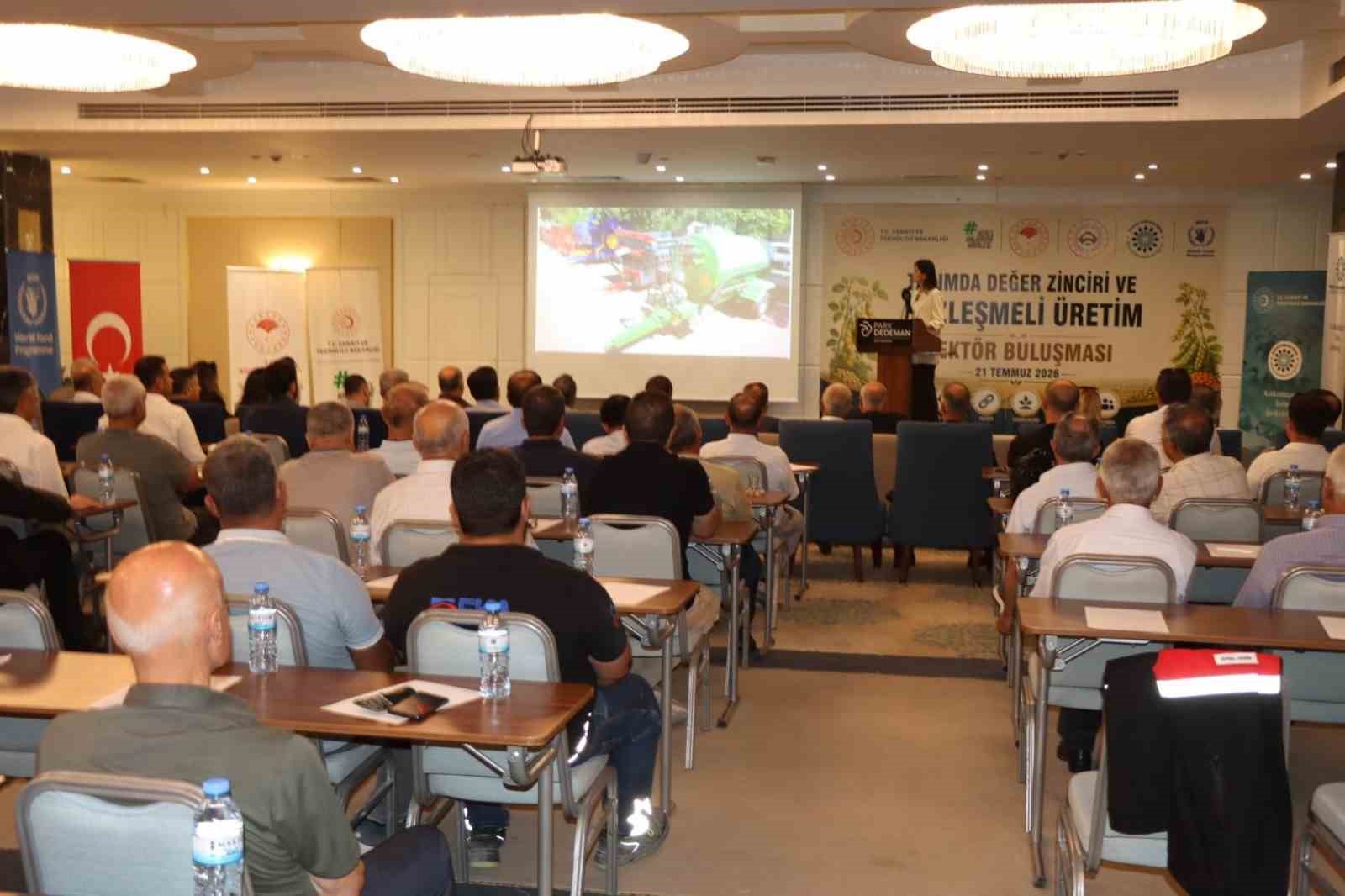Tarım sektör temsilcileri bir araya geldi