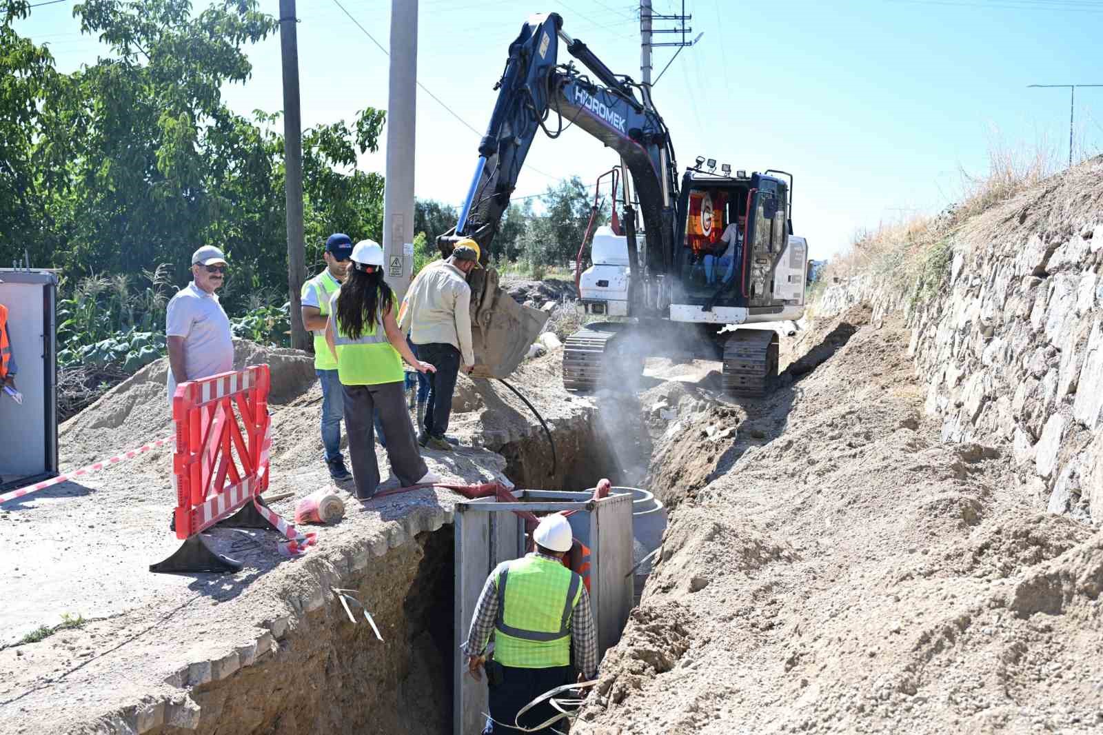 Sarıgöl Ahmetağa’da 25 yıllık altyapı sorunu çözülüyor