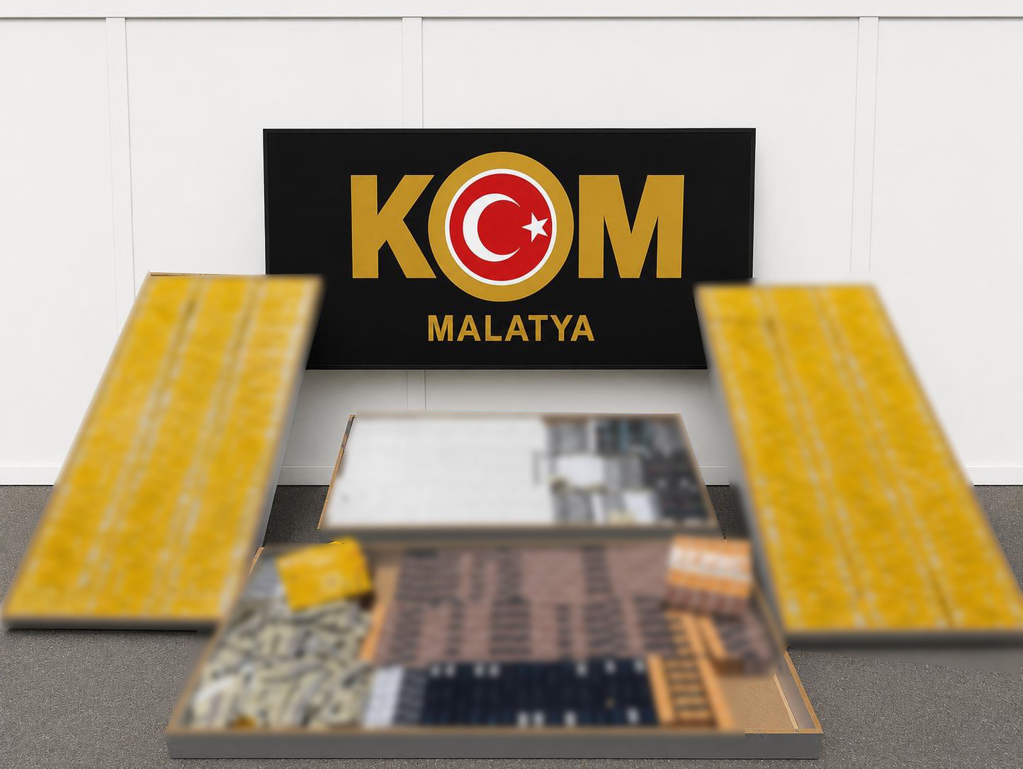 Malatya’da gümrük kaçağı sigara ele geçirildi