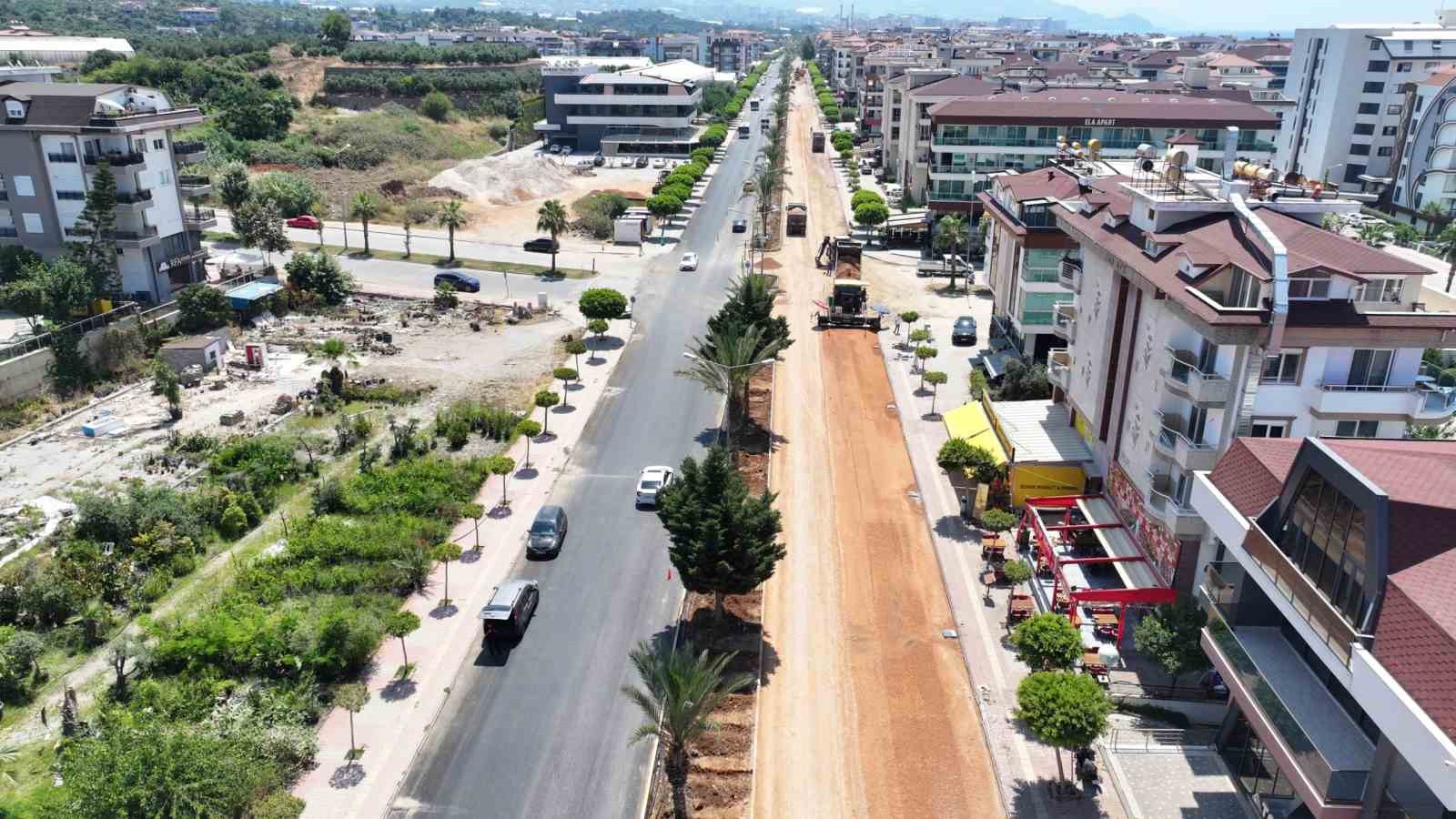 Alanya Kestel Mahallesinde çalışmalar etap etap sürüyor