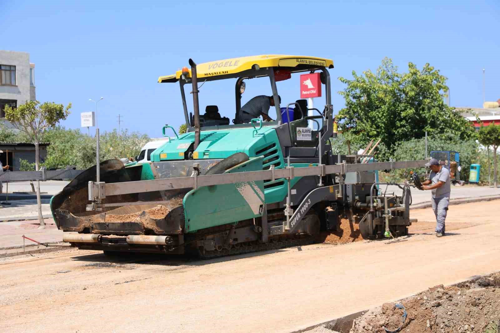 Alanya Kestel Mahallesinde çalışmalar etap etap sürüyor