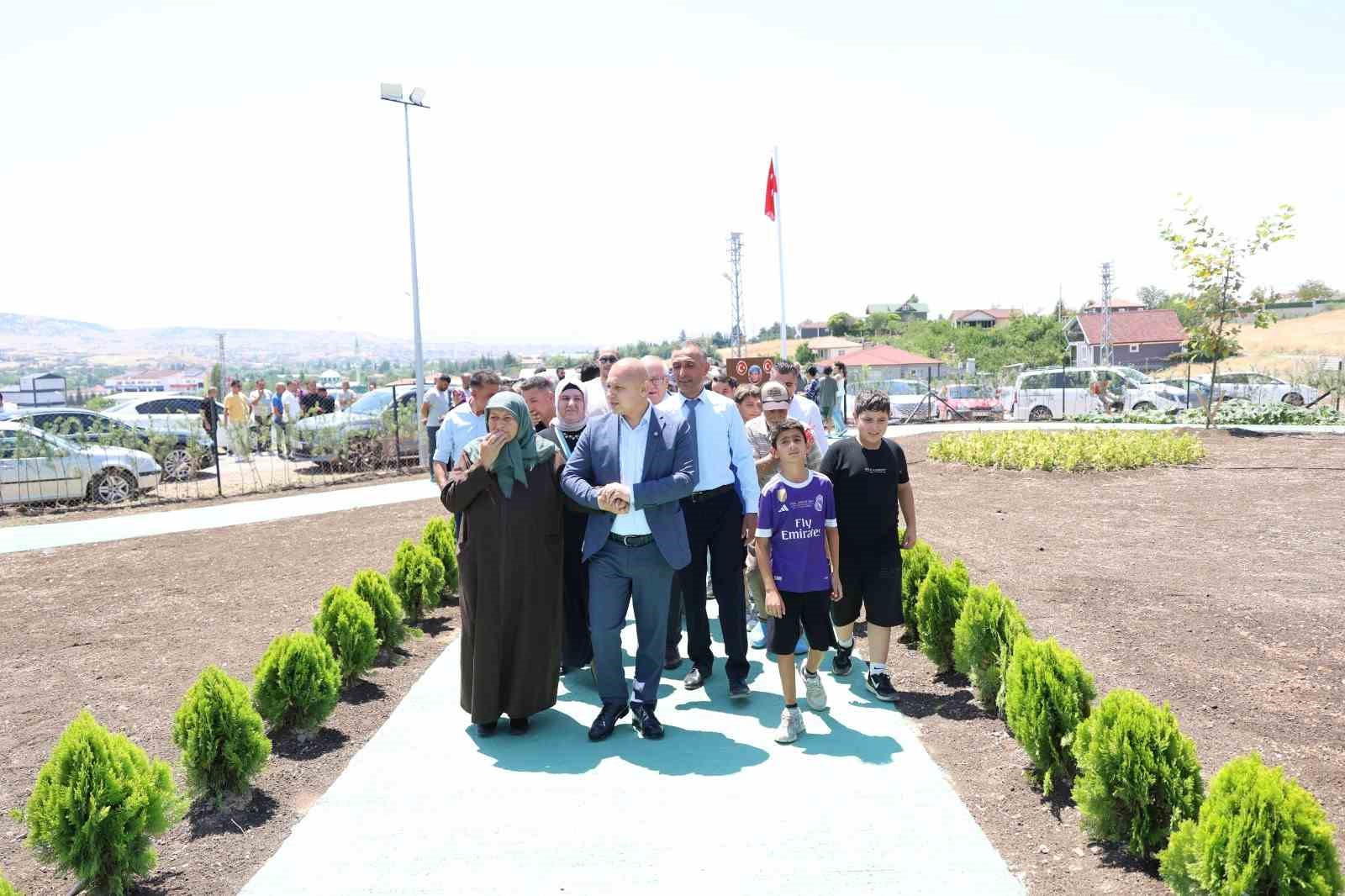Şehit Jandarma Onbaşı Mehmet Işıklı Parkı yenilenen yüzüyle hizmete açıldı