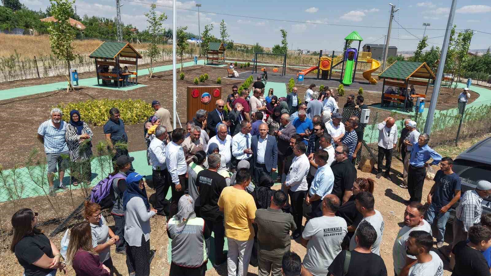 Şehit Jandarma Onbaşı Mehmet Işıklı Parkı yenilenen yüzüyle hizmete açıldı