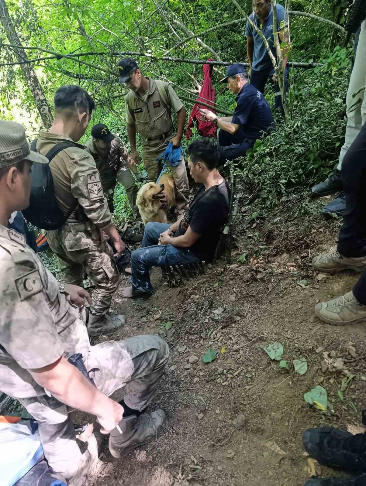 Kayıp şahıs ormanda yaralı halde bulundu