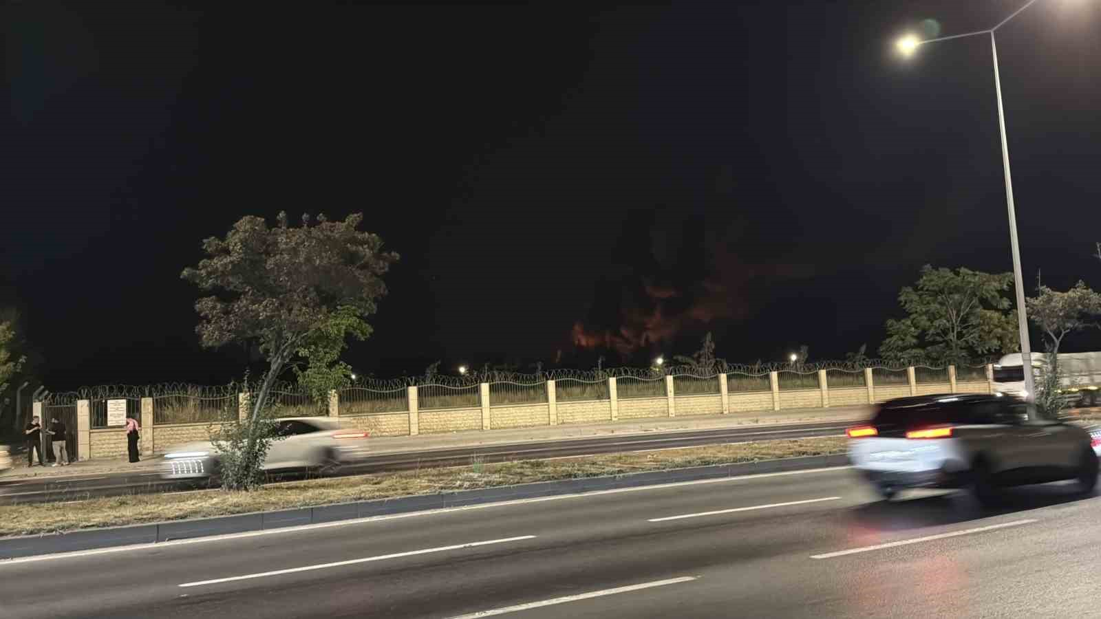 Eskişehir’de TEI fabrikasında korkutan yangın
