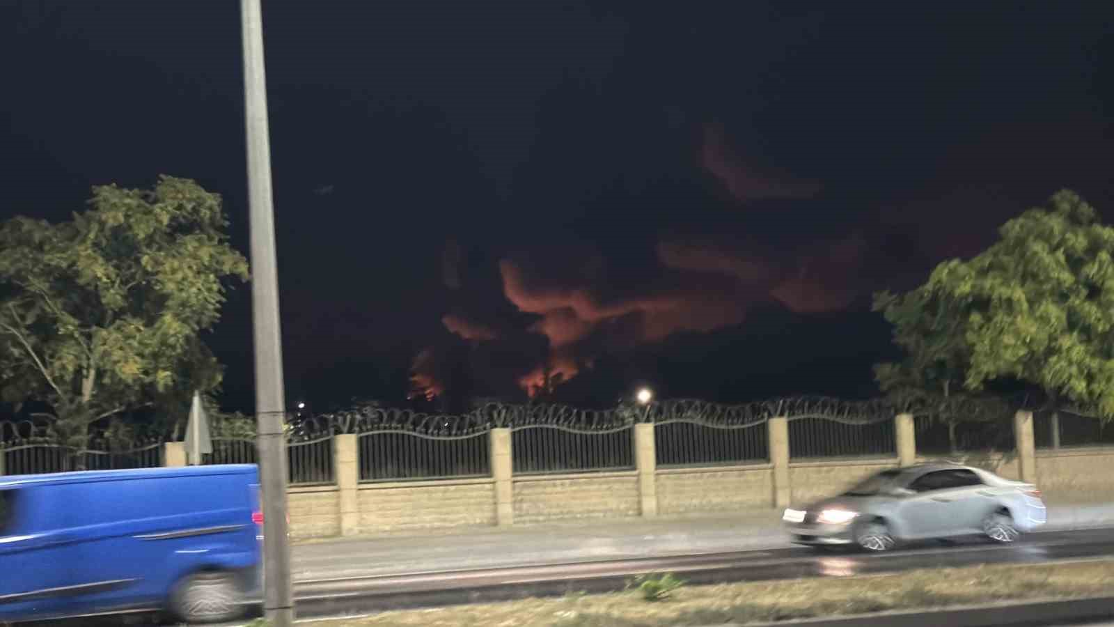 Eskişehir’de TEI fabrikasında korkutan yangın