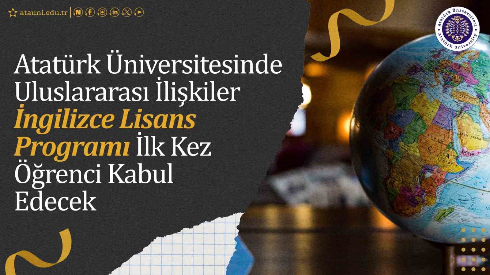 Atatürk Üniversitesinden uluslararasılaşma vizyonuna güçlü adım