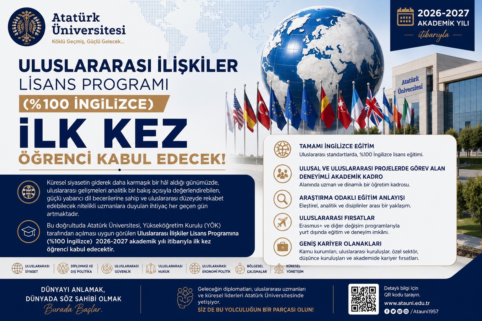 Atatürk Üniversitesinden uluslararasılaşma vizyonuna güçlü adım