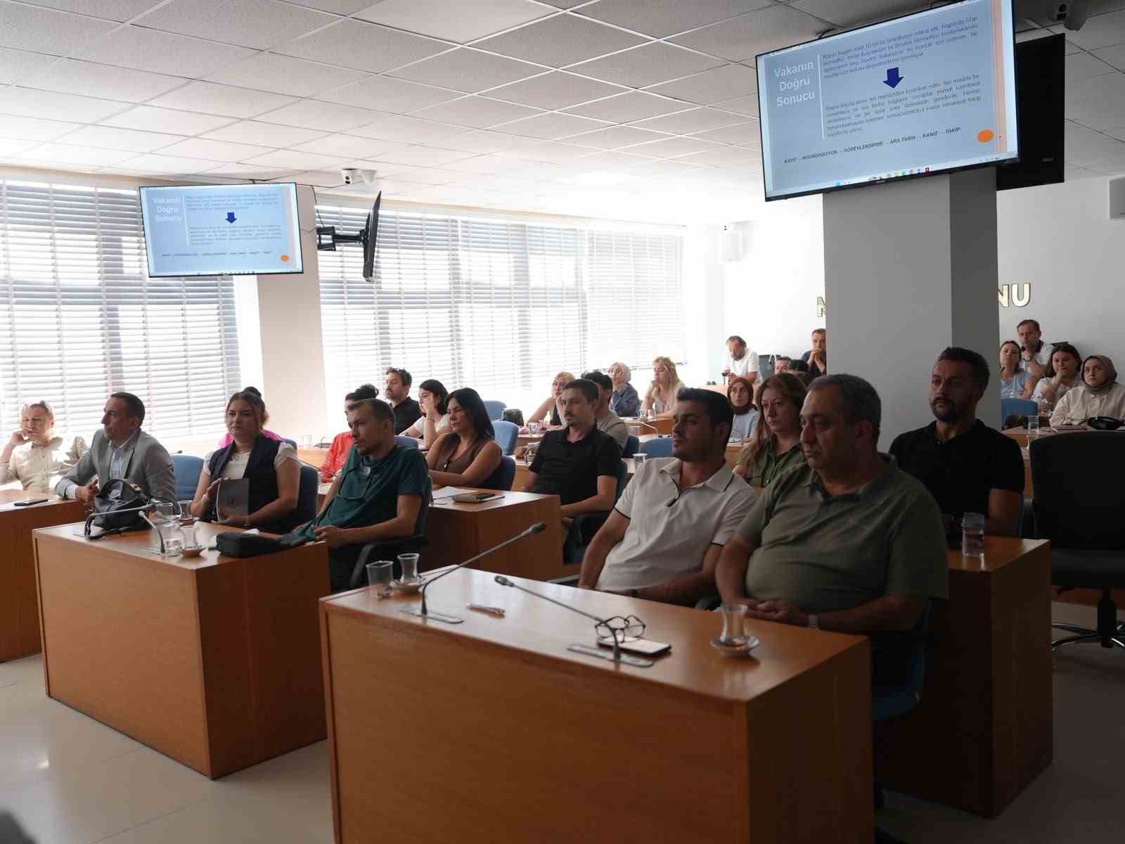 Teftiş süreçleri ve kurumsal şeffaflık eğitimi verildi