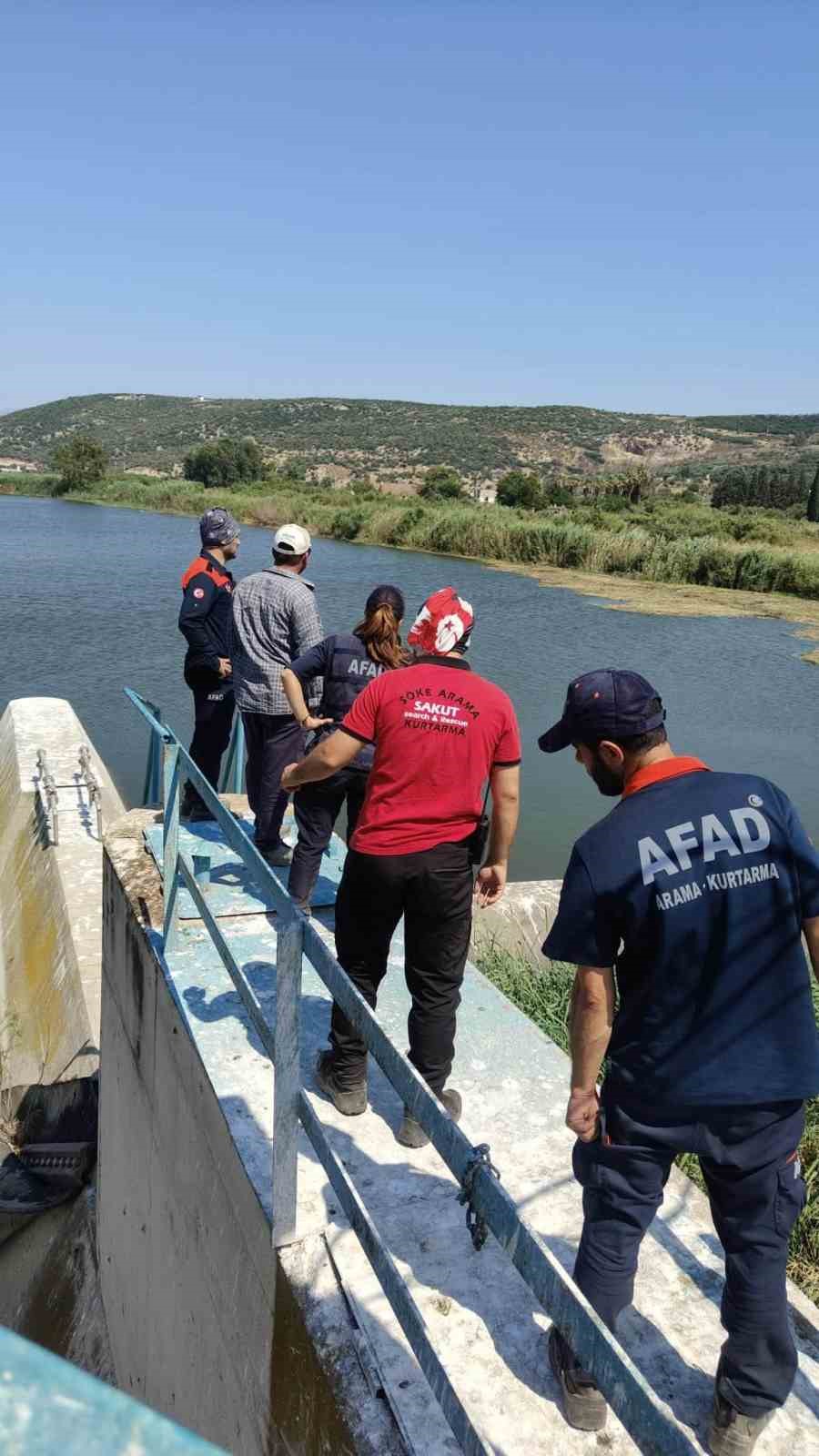 Menderes’te kaybolan Şahin için arama çalışmaları genişletildi